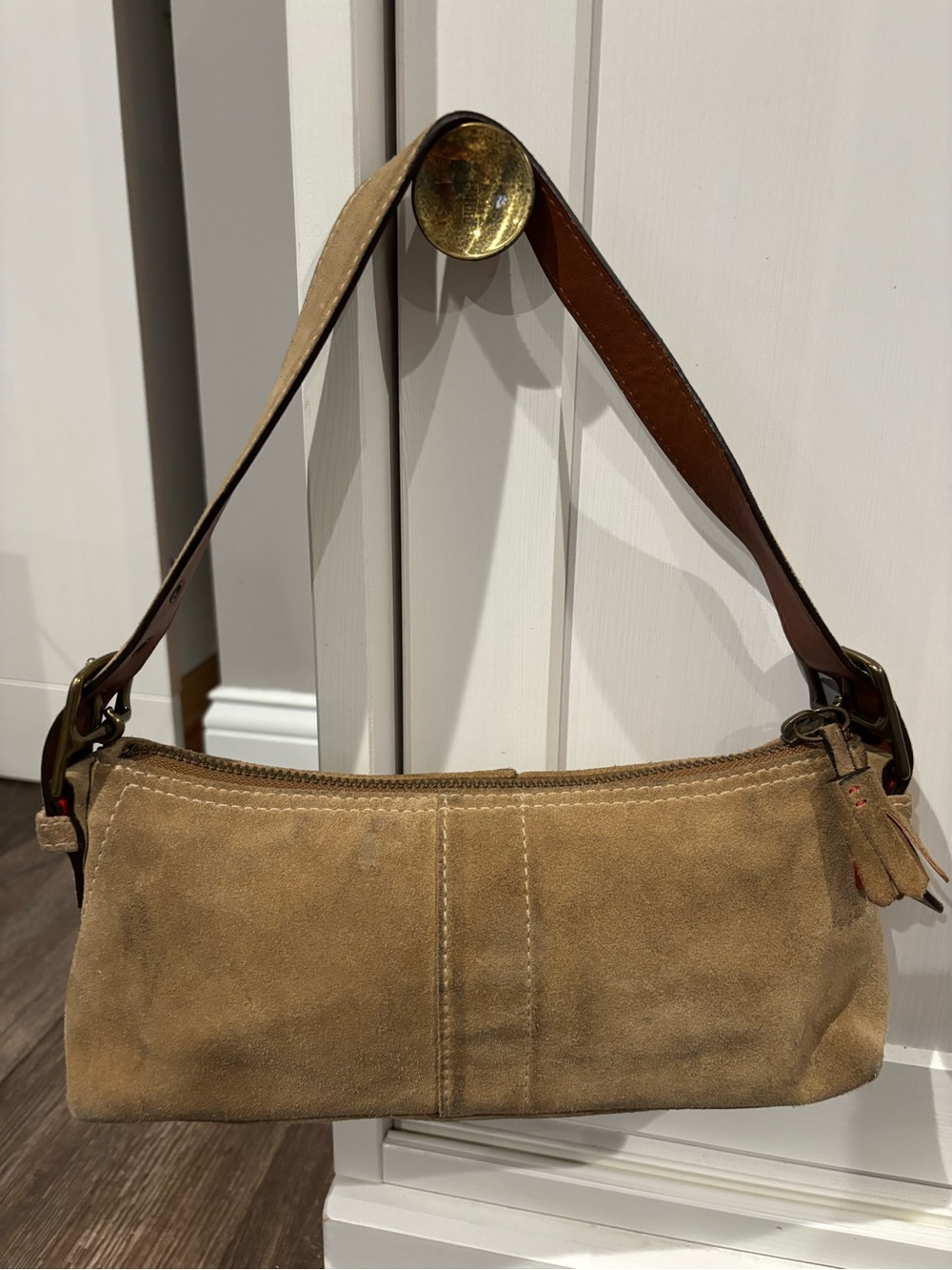 Vintage Coach Soho suede baguette bag (Style No. 7470)